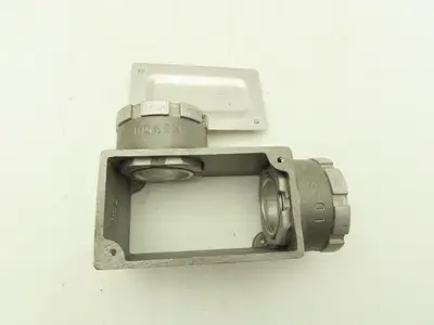 Kondu LD-6 Ridgid 1-1/2" Right Angle Conduit Outlet Box Lot of 4