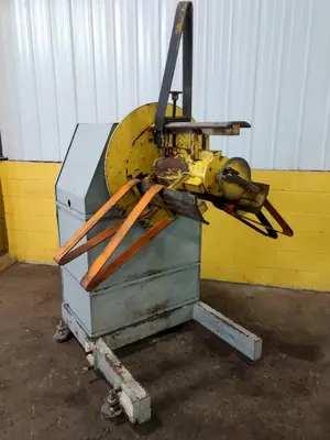 6000 LB 3 TON X 18" COE MODEL #CRP-PO-6018 PULL OFF SINGLE END COIL REEL UNCOILER: