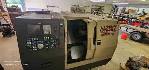 Used 1995 HARDINGE CONQUEST 42 CNC Lathes Arizona US | KD Machinery #203481