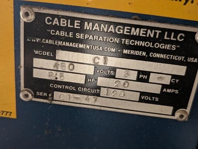 USED CABLE MANAGEMENT   TECHNOLOGIES C1