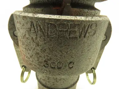 Dixon 300-C / 300-E Steel CamLock Cam & Groove 3" Coupler/Adapter x Hose Shank