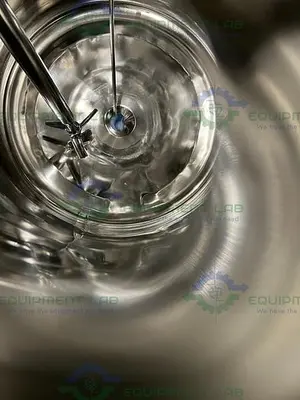 USED MUELLER 60 LITER STAINLESS STEEL  JACKETED MIXING TANK W/ CHILLER, CONTROLLER
