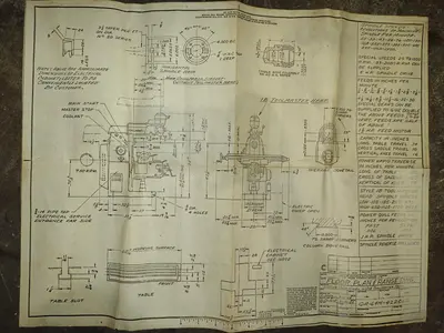 CINCINNATI HORIZONTAL MILL WITH BRIDGEPORT HEAD: YOBRO #24332