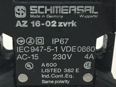 USED SCHMERSAL AZ 16-02ZVRK