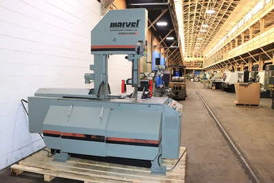 Used 2010 Marvel SERIES 8 MK III, 60°Power Tilt, 1.25" Blade Vertical Band Saws New Jersey US | Machinery Values #1460727