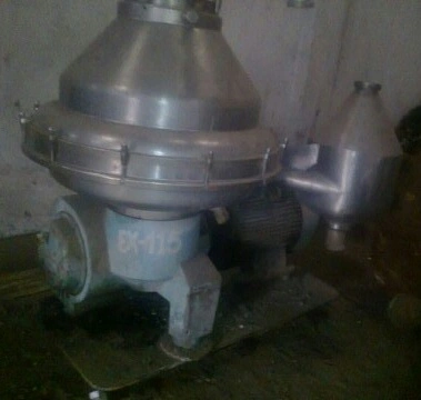 Alfa-Laval BRPX 317 SGV-35CEFR clarifier, 316SS.