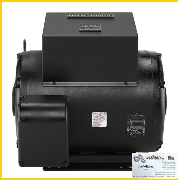 Phase-A-Matic RH-40 460V 40HP Rotary Converter- NEW