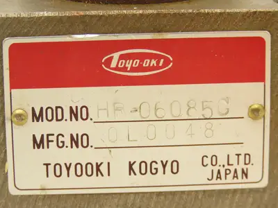 Toyooki Kogyo HR-06085C Hydraulic Pressure Reducing Valve 3/4"NPT
