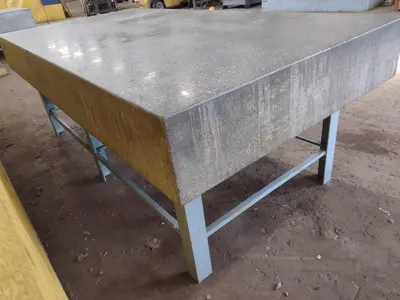 8' X 4' X 10" CHALLENGE PRECISION LAYOUT INSPECTION GRANITE TABLE: STOCK #23807