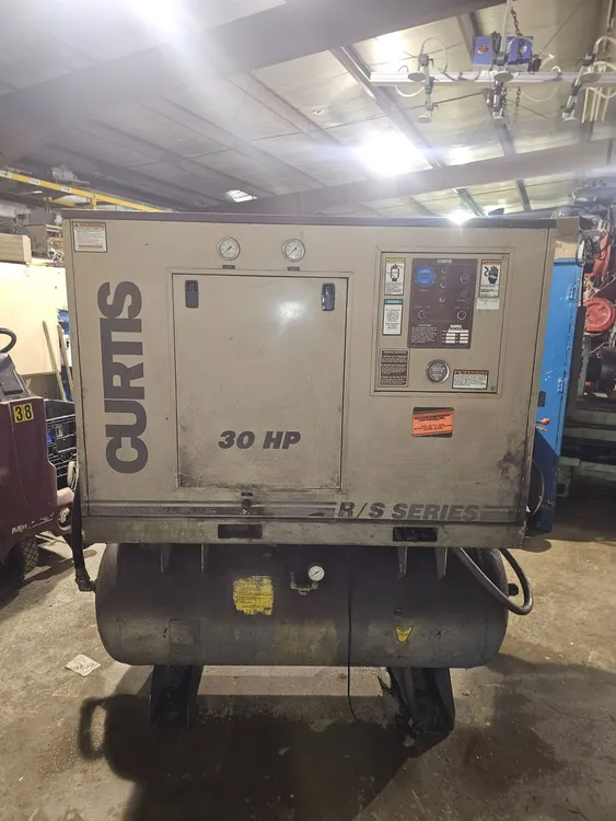 Used 2002 CURTIS R/S 30 Rotary Screw & Sliding Vane Air Compressors Wisconsin US | Lemke Machinery Sales #475630