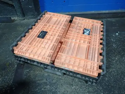 42" X 44 1/2" X 28" Collapsible Bulk Container