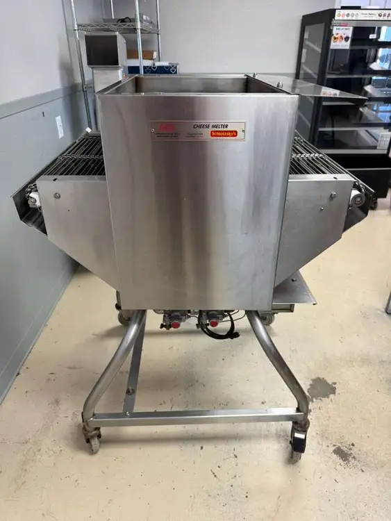 Used Nieco Used Nieco 820 Natural Gas Automatic Conveyor Cheese Melter 55,000 BTU Salamanders & Cheese Melters Illinois US | Falcon Restaurant Supply #1375029