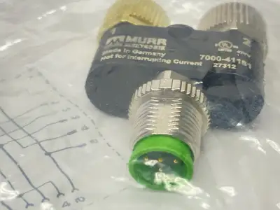 7000-41181-0000000 | Murr Elektronik  T-Coupler M12 Male / M12 Female 5-Pin - New