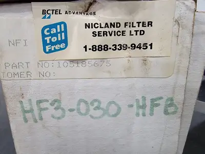 USED NATIONAL FILTERS, INC. 105185675