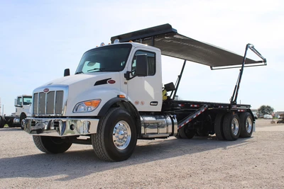 New | in-Stock 2027 PETERBILT 548 Rolloff Trucks Texas US | Roll Off Truck World #1492015