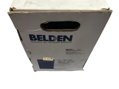 USED BELDEN MULTI CONDUCTOR CABLE 1PR/14AWG 42X30 PVC CHROME LOT OF 250'