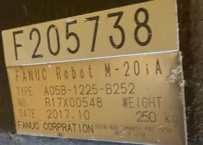 Used 2017 FANUC FANUC M-20IA Load/Unload Systems Michigan US | RAB Industries, Inc. #1573501