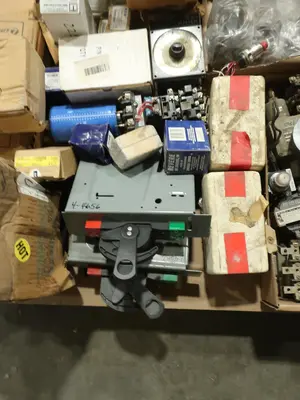 5 PALLETS OF ASSORTED ELECTRICAL AND COMPONENTS