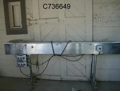 Conveyor, Belt, 2.75" x 7', S/st, Accumulation Table #C736649