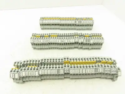 Allen Bradley 1492-J6 Terminal Blocks DIN Rail Mount 800V 6mm² Lot of 100