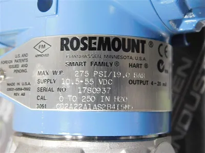USED ROSEMOUNT ANALYTICAL 3051CD2A22A1AS2B4I5M5