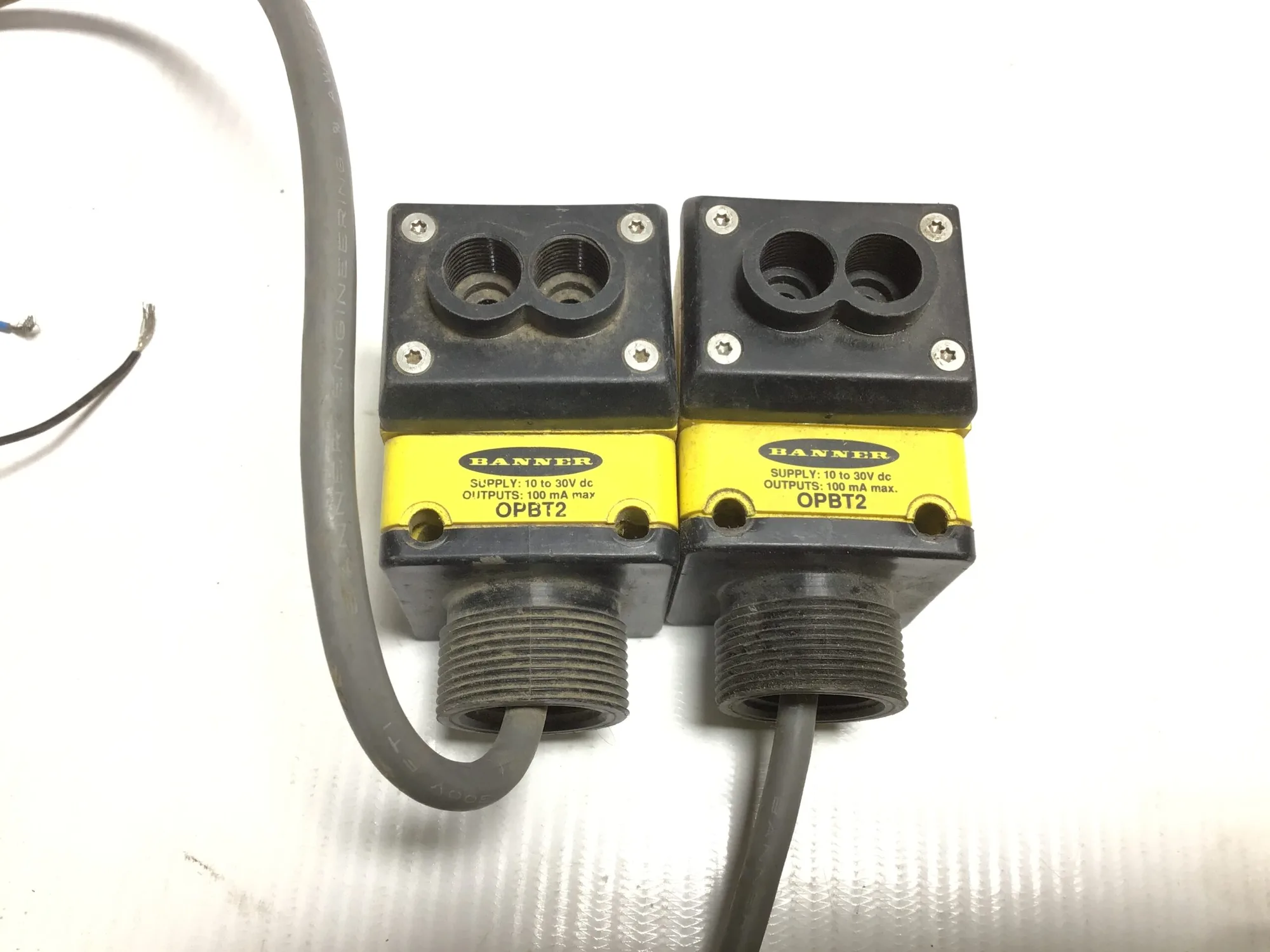 BANNER OSBFAC/ OPBT2 POWER BLOCK (Lot of 2)