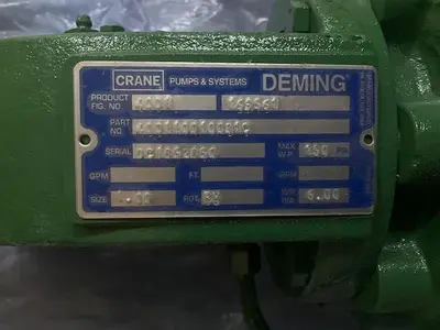 NEW CRANE PUMPS & SYSTEMS 4800