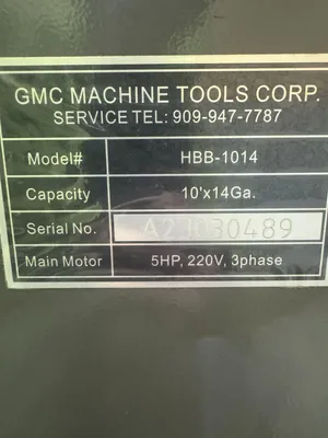 GMC HBB-1014 Folding Machines | THREE RIVERS MACHINERY (9)