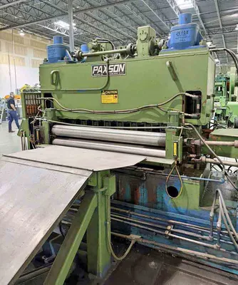 60" x 0.135" x 40,000# Paxson Cut To Length Line