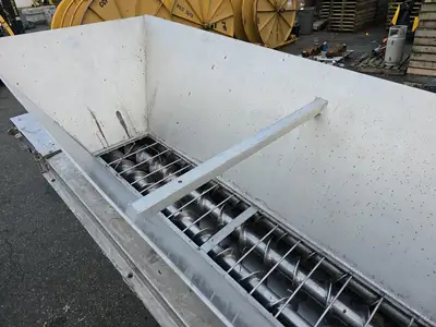 24" Wide Portable Diesel Articulating Conveyor Auger