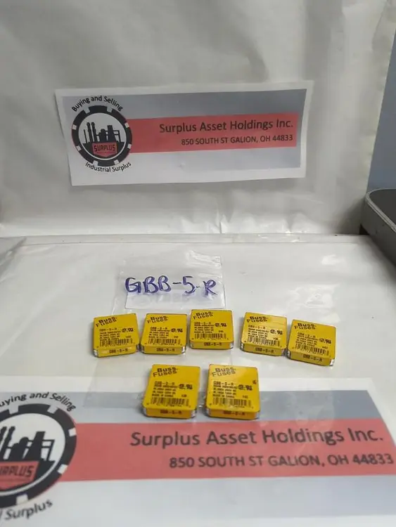 New | in-Stock COOPER BUSSMANN GBB-5-R Miscellaneous Equipment (Electrical & Power) Ohio US | Surplus Asset Holdings #1235697