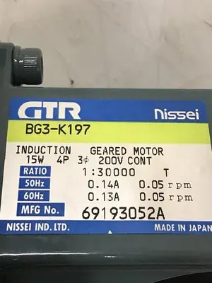 USED NISSEI BG3-K197