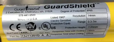 USED Allen Bradley 440L-F4J1120YD