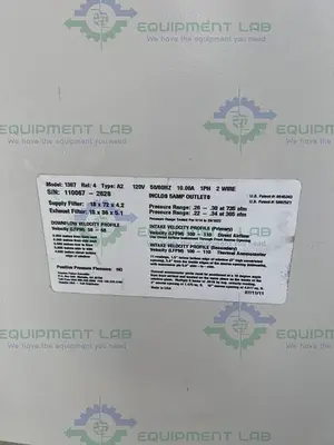 USED THERMO SCIENTIFIC 1387 SERIES 1300 CLASS II TYPE A2 BIOLOGICAL SAFETY CABINET 6'