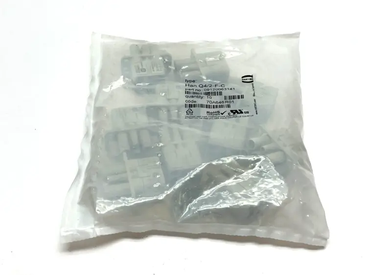New | in-Stock HARTING Q4/2-F-C Electrical Fittings Michigan US | Maverick Industrial Sales #1468169