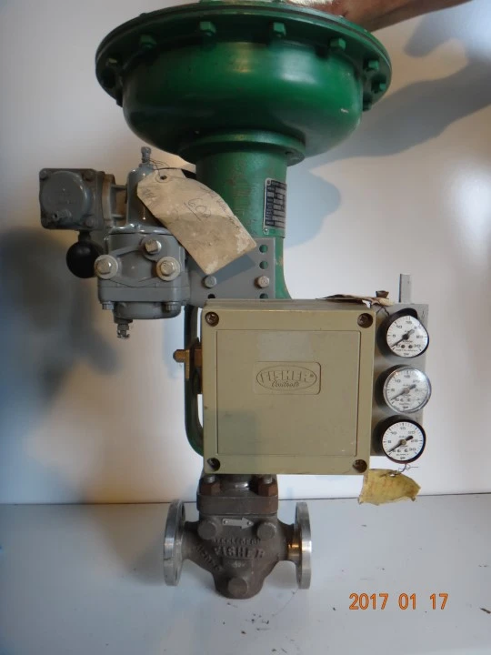 Fisher 1", Class 300, Cast Steel, Control Valve