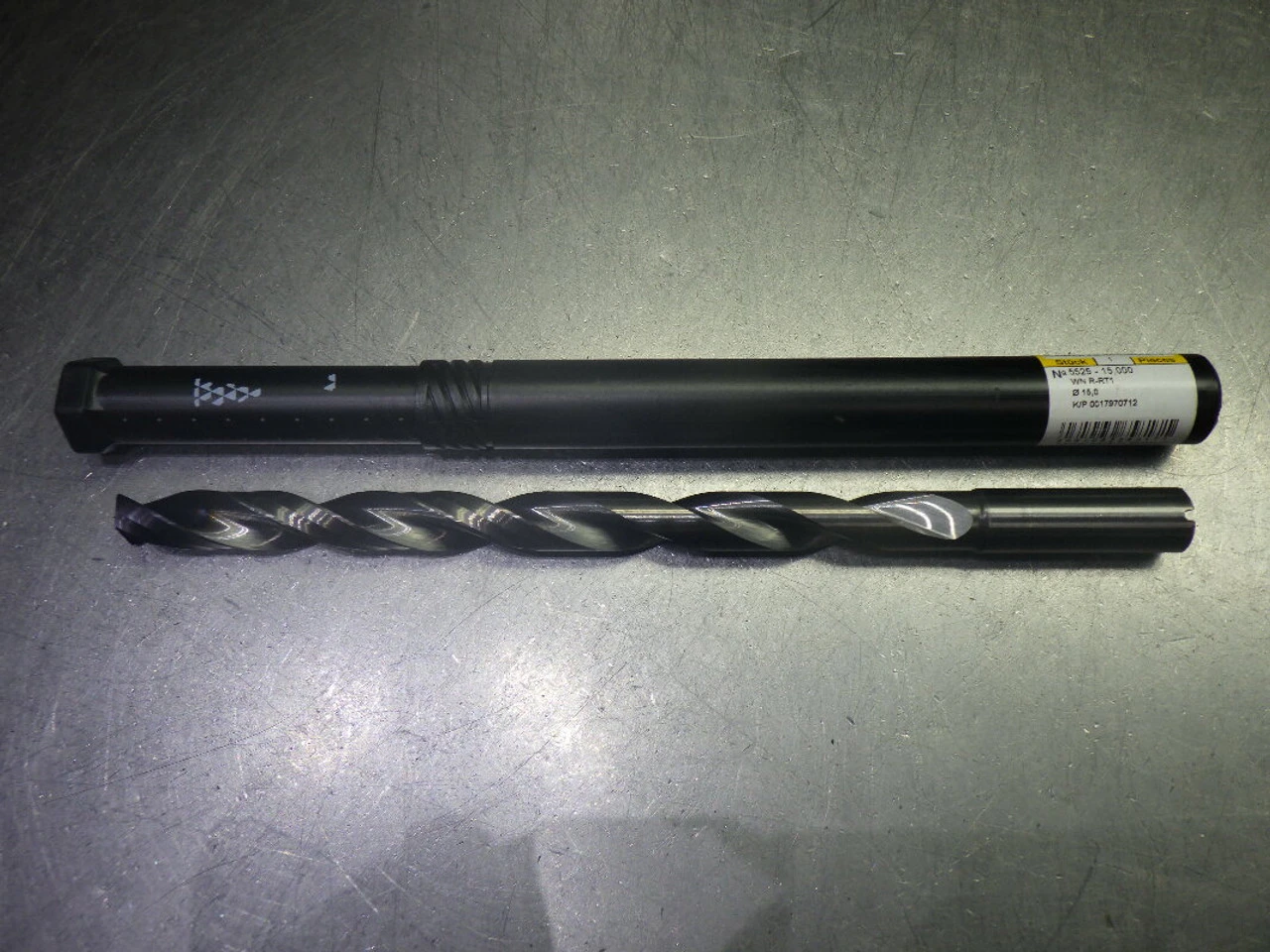 Guhring 15mm Coolant Thru 12xd Carbide Drill 16mm Shank 9055250150000 (LOC1930B)