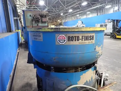 Roto Finish 60" Spiratron/vibratory Finihsing Bowl