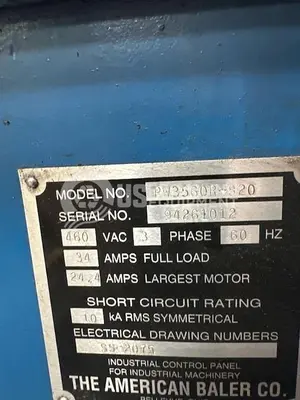 Used 2012 AMERICAN BALER PW3560R-820 CLOSED DOOR FULL PENETRATION HORIZONTAL Balers Texas US | US Recycling Equipment #1516849