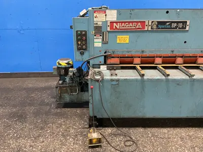 Used NIAGARA SPARTAN SP101/4 Power Squaring Shears (Inch) Ohio US | HGR 24 #1488605