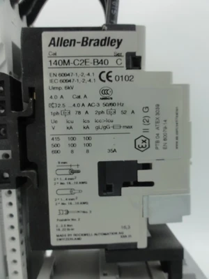 USED ALLEN BRADLEY 141A-GS45*25, 140M-C2E-B40