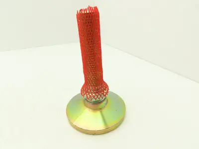 Carr Lane CL-16-SLF Stud Leveling Foot Zink Plated 4" Pad 1" Stud Lot of 4 Read