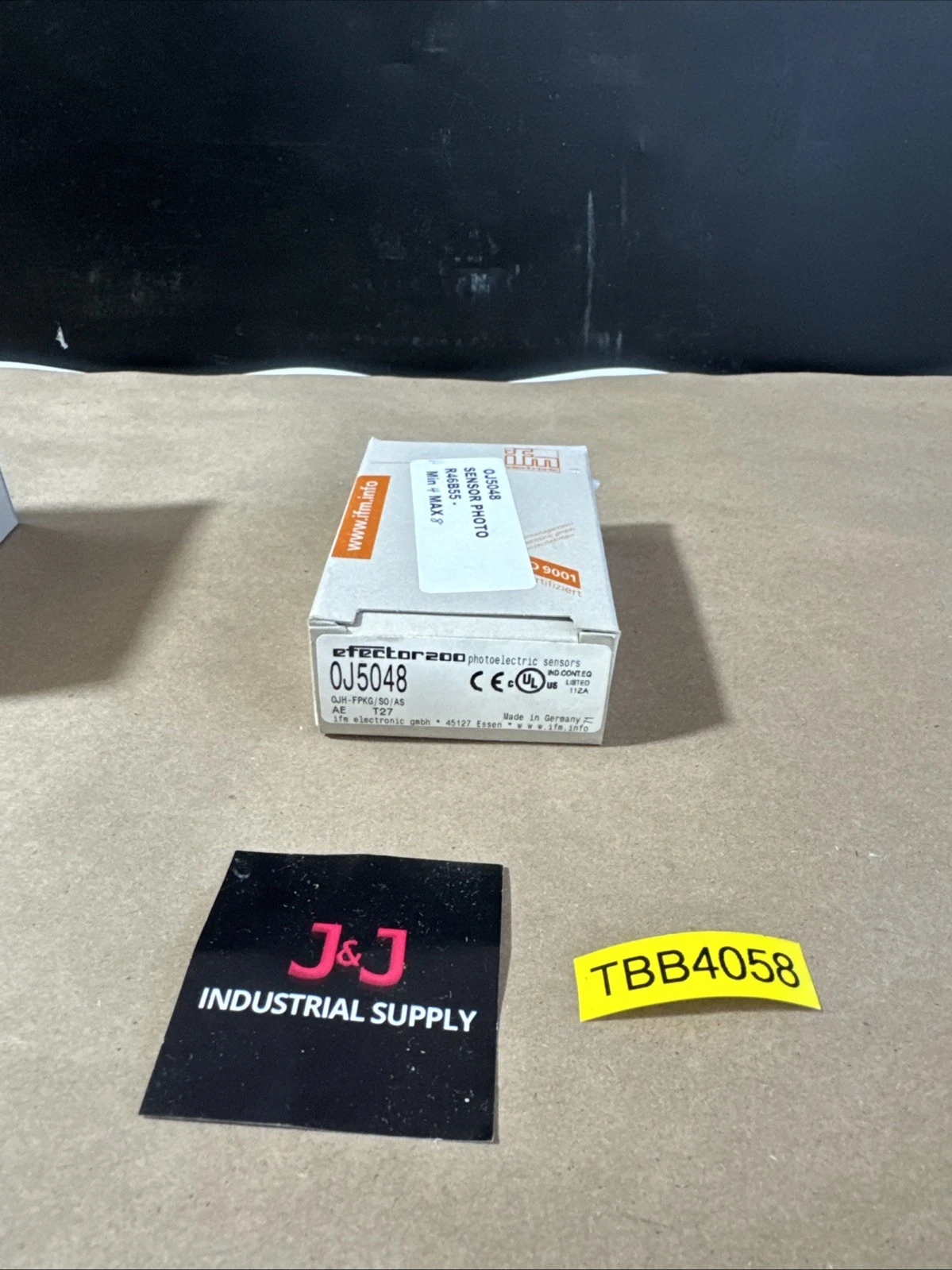 New IFM 0J5048 Photoelectric Sensor Warranty Fast Shipping 🇺🇸