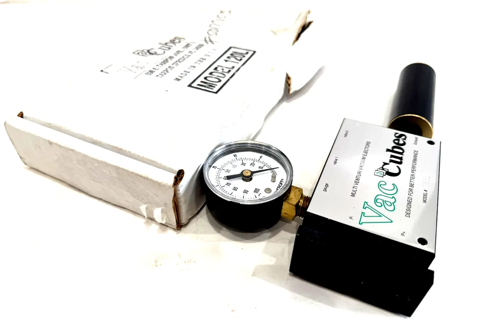 NEW VAC CUBES 120L VACUUM PUMP