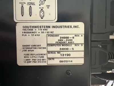 2014 XYZ smx3000 Vertical Mills | Charter Auctions (21)