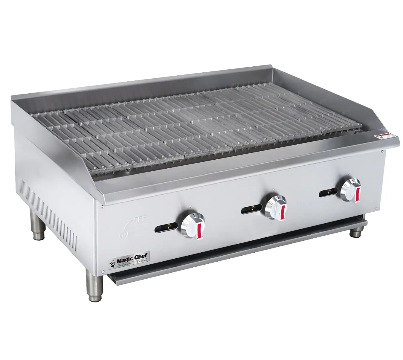 Magic Chef 36 IN COMMERCIAL COUNTERTOP RADIANT CHARBROILER IN STAINLESS STEEL