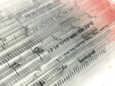 0131003 | 10ml Serological Pipet Nonpyrogenic Polystyrene 25/Bag - New