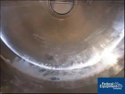 USED Patterson-Kelley 10 Cu Ft Patterson-Kelly Double Cone Vacuum Dryer, 304 S/S
