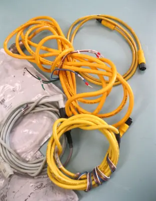 Mixed Lot Industrial Cables, Cords - Allen Bradley, Festo, Turck & More C3