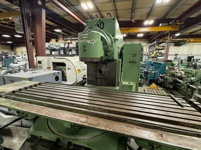 HECKERT FU 400 manual universal milling machine with electronic feed control system